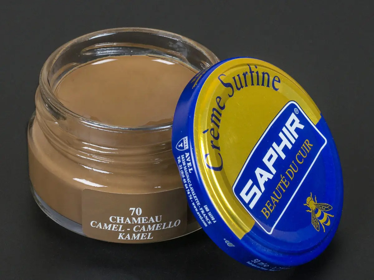 Зволожуючий крем для Взуття Saphir Creme Surfine верблюжий
