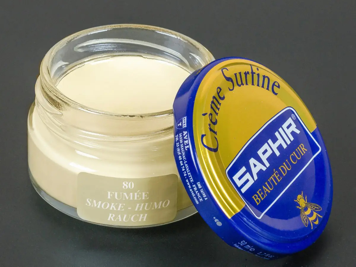 Зволожуючий крем для Взуття Saphir Creme Surfine димчастий