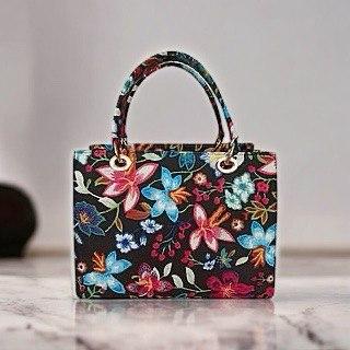 Сумка каркасна жіноча з екошкіри Betty Pretty різнобарвна 797NZFL