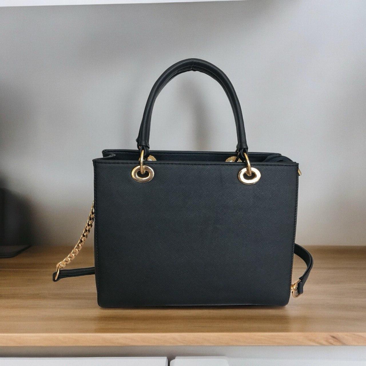 Сумка каркасна жіноча Betty Pretty з екошкіри синя 797NZBLUE