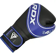 Боксерські рукавиці RDX 4B Robo Kids Blue/Black 6 унцій, фото 6