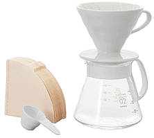Набір Hario V60 Ceramic Dripper Set 02