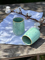 Тамблер Керамічний 370 мл Rame коричневий Лофт