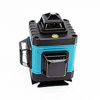 Лазерний рівень 4D на 16 ліній з 2 та акумуляторами пультом у кейсі + мікроліфт, фото 4
