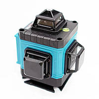 Лазерний рівень 4D на 16 ліній з 2 та акумуляторами пультом у кейсі + мікроліфт, фото 6