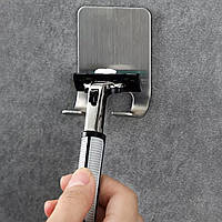 Універсальний настінний тримач для бритви з нержавіючої сталі на липучці