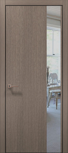 Двері міжкімнатні Папа Карло Plato PL-05 Дуб сірий ПП (глухі-щитові), фото 1
