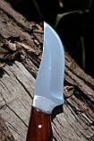 Бюджетний ніж ручної роботи «Бізон #1» без гравіювання 65х13/57 HRC., фото 5