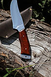 Бюджетний ніж ручної роботи «Бізон #1» без гравіювання 65х13/57 HRC., фото 3