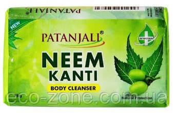 Мило антибактеріальне з Німом 75г Patanjali Neem Kanti Body Cleanser 75g Срок до 07/2026