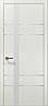 Двері міжкімнатні Папа Карло Plato PL-10 Ясен Білий ПП (глухі-щитові), фото 2