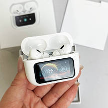 Навушники Air Pro 2 Бездротові Bluetooth вакуумні сенсорні з мікрофоном для телефону з екраном Білий, фото 3