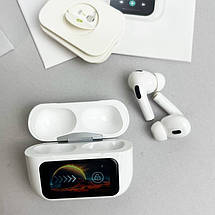 Навушники Air Pro 2 Бездротові Bluetooth вакуумні сенсорні з мікрофоном для телефону з екраном Білий, фото 5