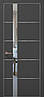 Двері міжкімнатні Папа Карло Plato PL-12 Темно-сірий супермат (глухі-щитові), фото 6