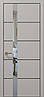 Двері міжкімнатні Папа Карло Plato PL-12 Світло-сірий супермат ПП (глухі-щитові), фото 6
