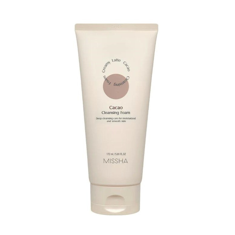 Очищаюча пінка для обличчя з маслом какао та медом Missha Creamy Latte Cacao 172 мл