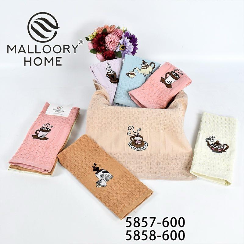 Рушники кухонні 12 штук вафельні Malloory Home розмір 40*60 мікс кольорів