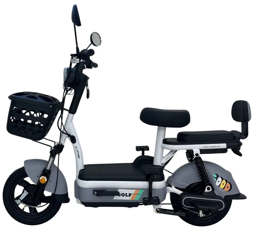 Електроскутер E-Titan Golf 14" White-Red