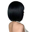 Перука каре чорна з чубчикос Cleopatra, термоволокно DC2049, фото 7