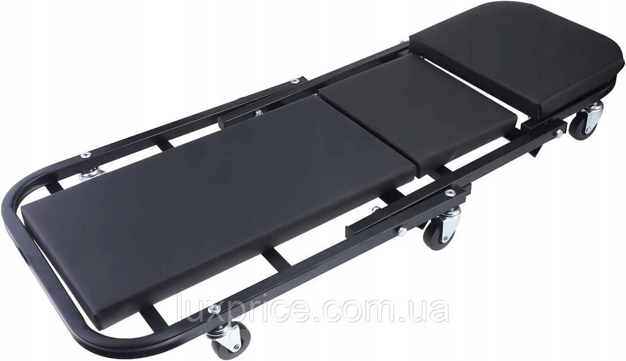 Лежак підкатний 2в1, Стілець для майстерні-стіл Resser 07-1511    LuxPrice, фото 1