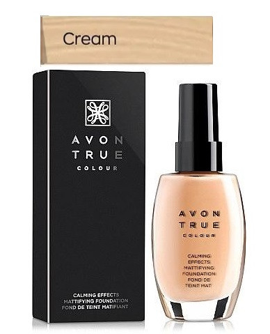 Матуючий тональний крем із заспокійливим ефектом Nude / Натуральний, Avon Calming Effects Mattifyng 30 мл