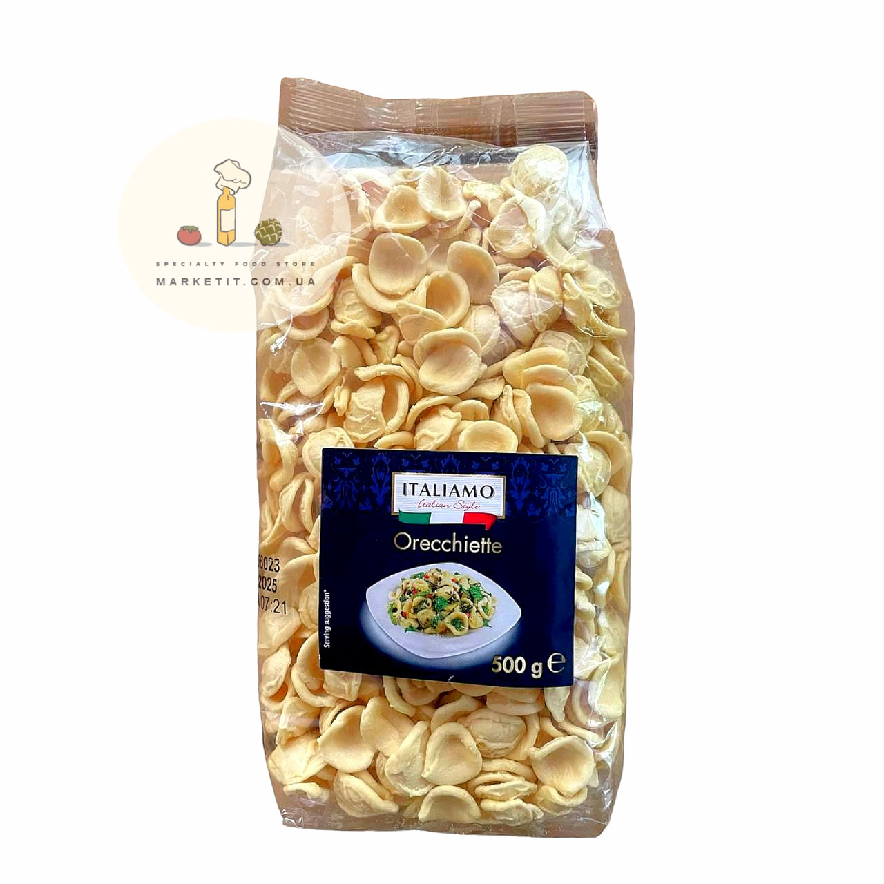 Макарони вушка Italiamo Orecchiette, домашня паста Італія 500 г., фото 1