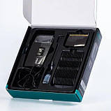 Професійний тример для бороди та вусів VGR V-086 бездротовий шейвер із 4 насадками DYCH, фото 7