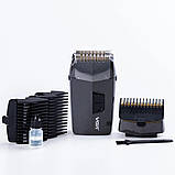 Професійний тример для бороди та вусів VGR V-086 бездротовий шейвер із 4 насадками DYCH, фото 4
