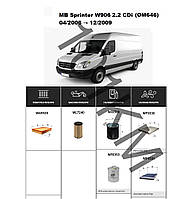 Комплект фільтрів MB Sprinter (W906) 2.2 CDi (OM646) (2006-2009) WIX