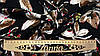 Тканина штапель колір чорний "Акварельні квіти", фото 3