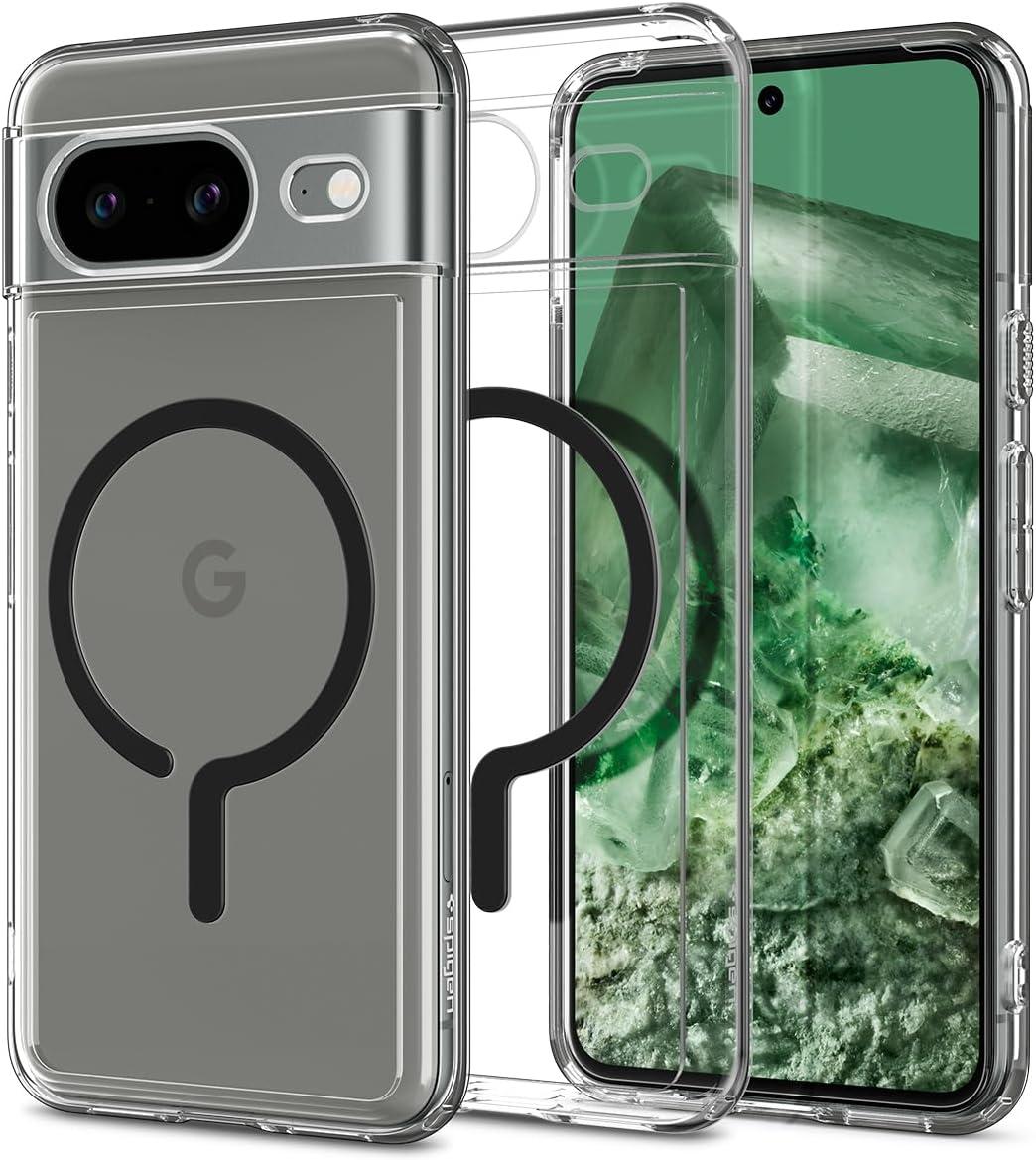Чохол Spigen Ultra Hybrid Metal Ring MagSafe для Google Pixel 8