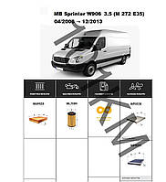 Комплект фільтрів MB Sprinter (W906) 3.5 (M 272 E35) (2006-2013) WIX