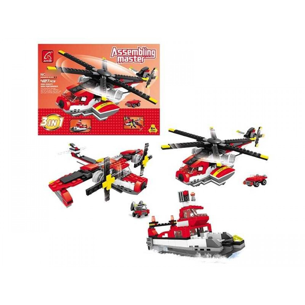 Конструктор AUSINI 25712 "Assembling master", 427 деталей, 3в1, фото 1