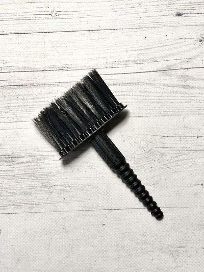 Щітка-змітка для перукаря (чорна), фото 1