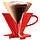 Комлект Hario V60 Clear Base 01 на 3 предмета, фото 6