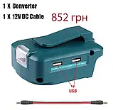 Адаптер usb Makita 14,4 В/18В, фото 4