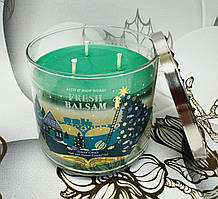Велика ароматична свічка Bath and Body Works Fresh Balsam Хвоя