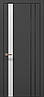 Двері міжкімнатні Папа Карло Plato PL-22 Темно-сірий супермат (глухі-щитові), фото 2