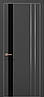 Двері міжкімнатні Папа Карло Plato PL-22 Темно-сірий супермат (глухі-щитові), фото 5