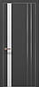 Двері міжкімнатні Папа Карло Plato PL-22 Темно-сірий супермат (глухі-щитові), фото 4