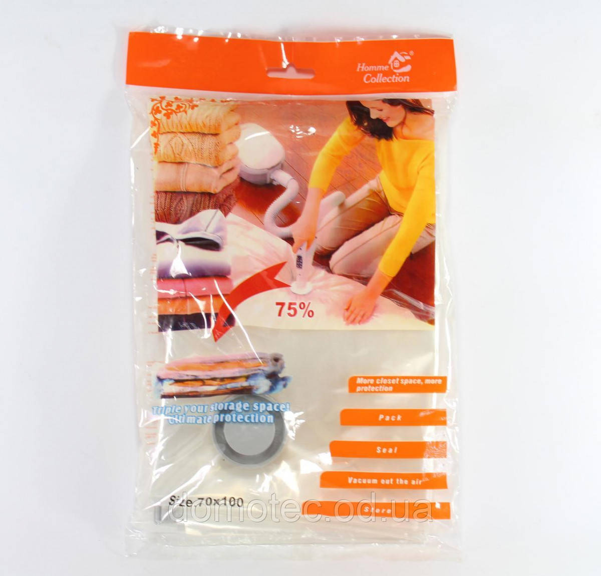 Пакет VACUUM BAG 70*100\A0033 (Ціна за упаковку 12 штук!)