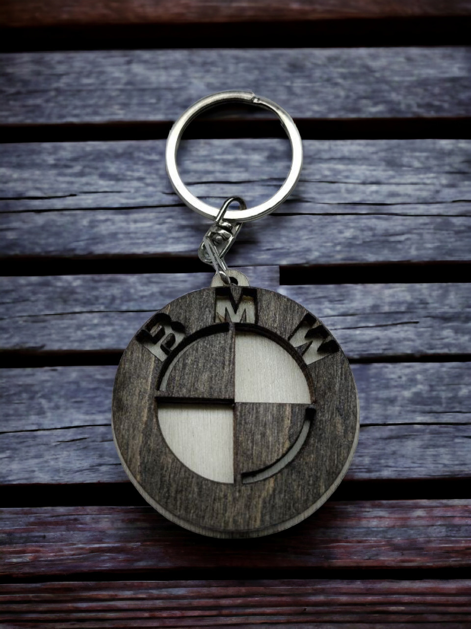 Брелок з дерева BMW, фото 1