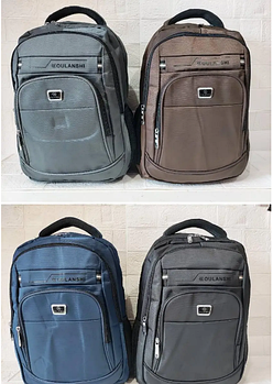 Спортивний рюкзак міський шкільний 41*30 см на блискавці з кишенею в різних кольорах Fuerya