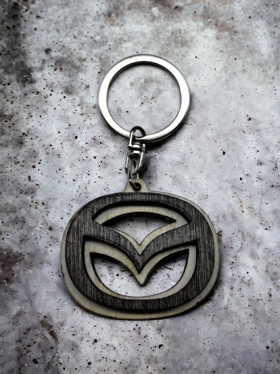 Брелок з дерева Mazda, фото 1