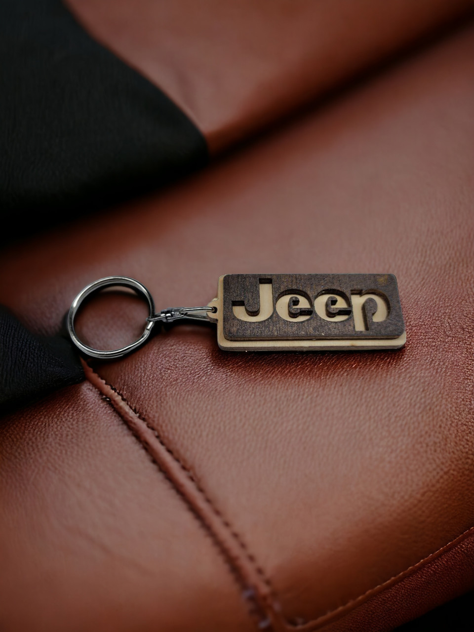 Брелок з дерева Jeep, фото 1