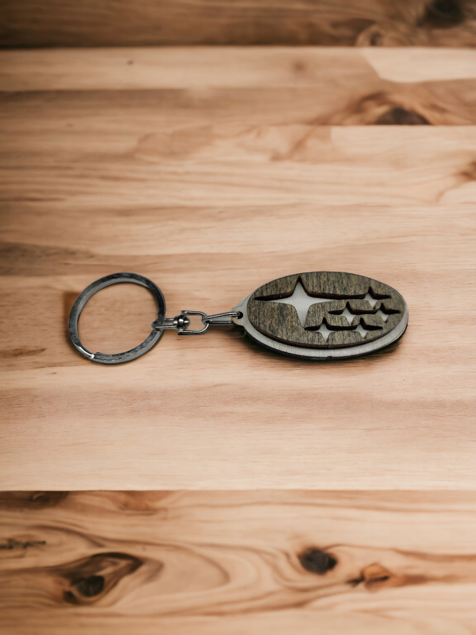 Брелок з дерева Subaru, фото 1