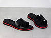 Шльопки стильні шкіряні жіночі чорні 38р, фото 8