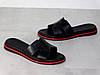 Шльопки стильні шкіряні жіночі чорні 38р, фото 9