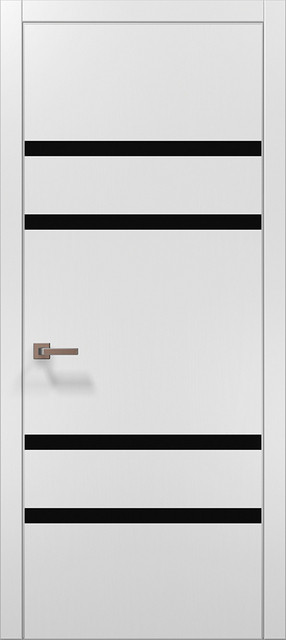 Двері міжкімнатні Папа Карло Plato PL-27 Білий матовий ПП (глухі-щитові), фото 1