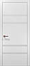 Двері міжкімнатні Папа Карло Plato PL-27 Білий матовий ПП (глухі-щитові), фото 3
